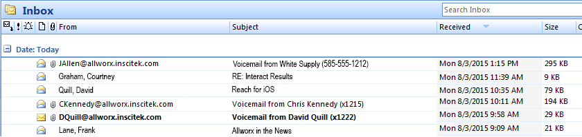 Voicemail-to-Email